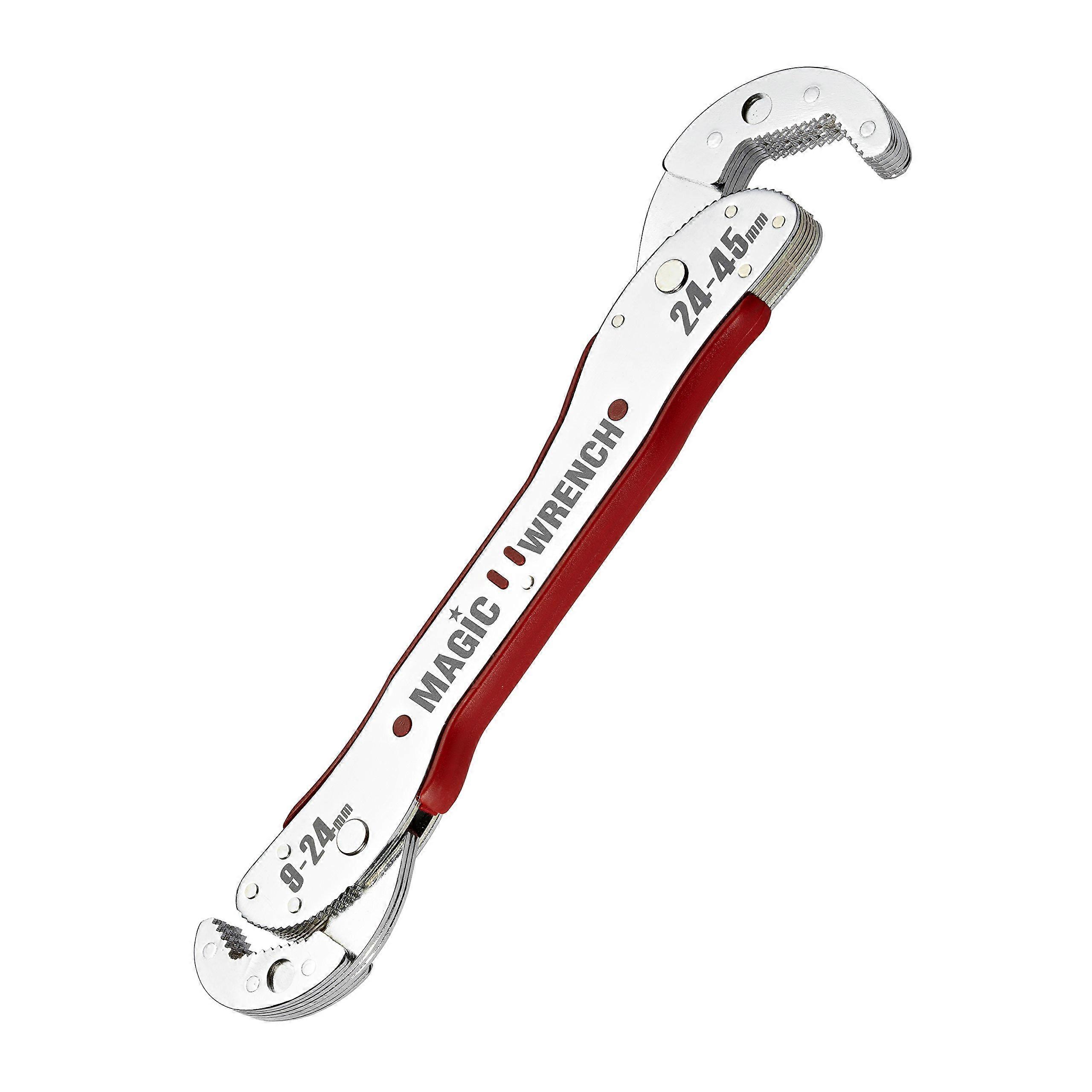 Multi-Function Universal Adjustable Auto-Ratcheting Reversible Ratchet Wrench Set for Craftsman Plumbers