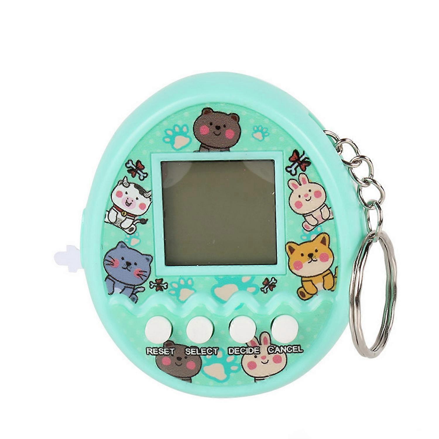 Game Console Toy Electronic Pets Game Toy Cartoon Print Portable Battery-operated Virtual Digital