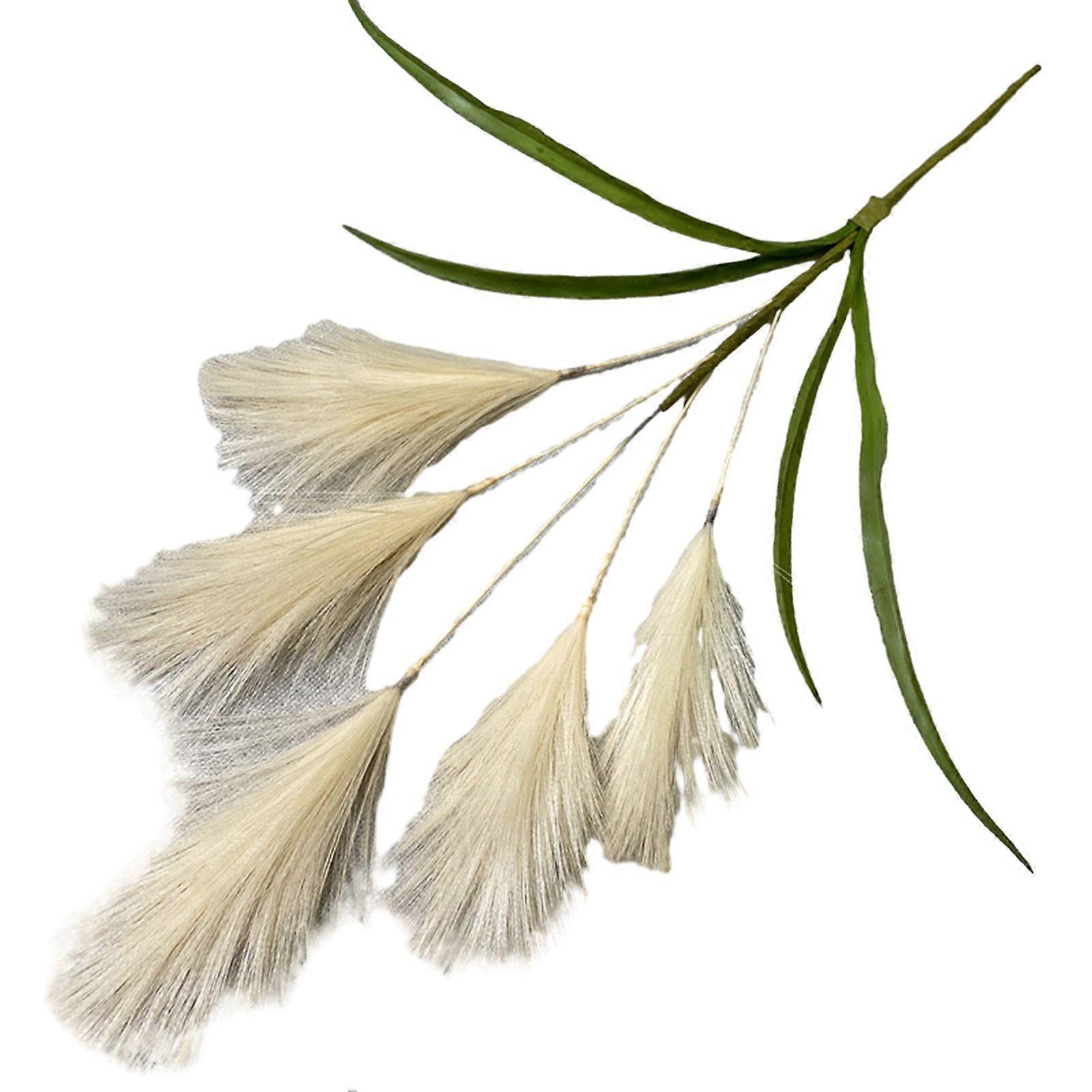 Pampas Grass Artificial Flowers Bohemian Style Realistic Non-fading Fluffy Simulation Faux Pampas Arrangements for Wedding Home Decoration