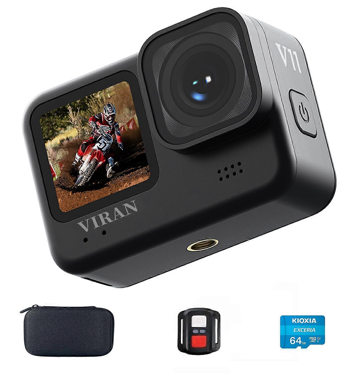 Action Camera 4K 5K WiFi Anti-Shake with Screen for Sports