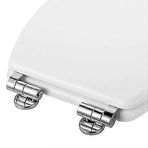Clips de charnière de siège de toilette, ensemble de 2 charnières de siège de toilette de remplacement avec fixations en alliage de zinc