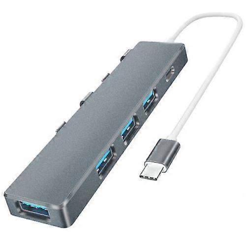 ZRUXE HB-254 USB-C / Type-C to USB-C + USB 3.0 + 3 x USB 2.0 HUB Expander