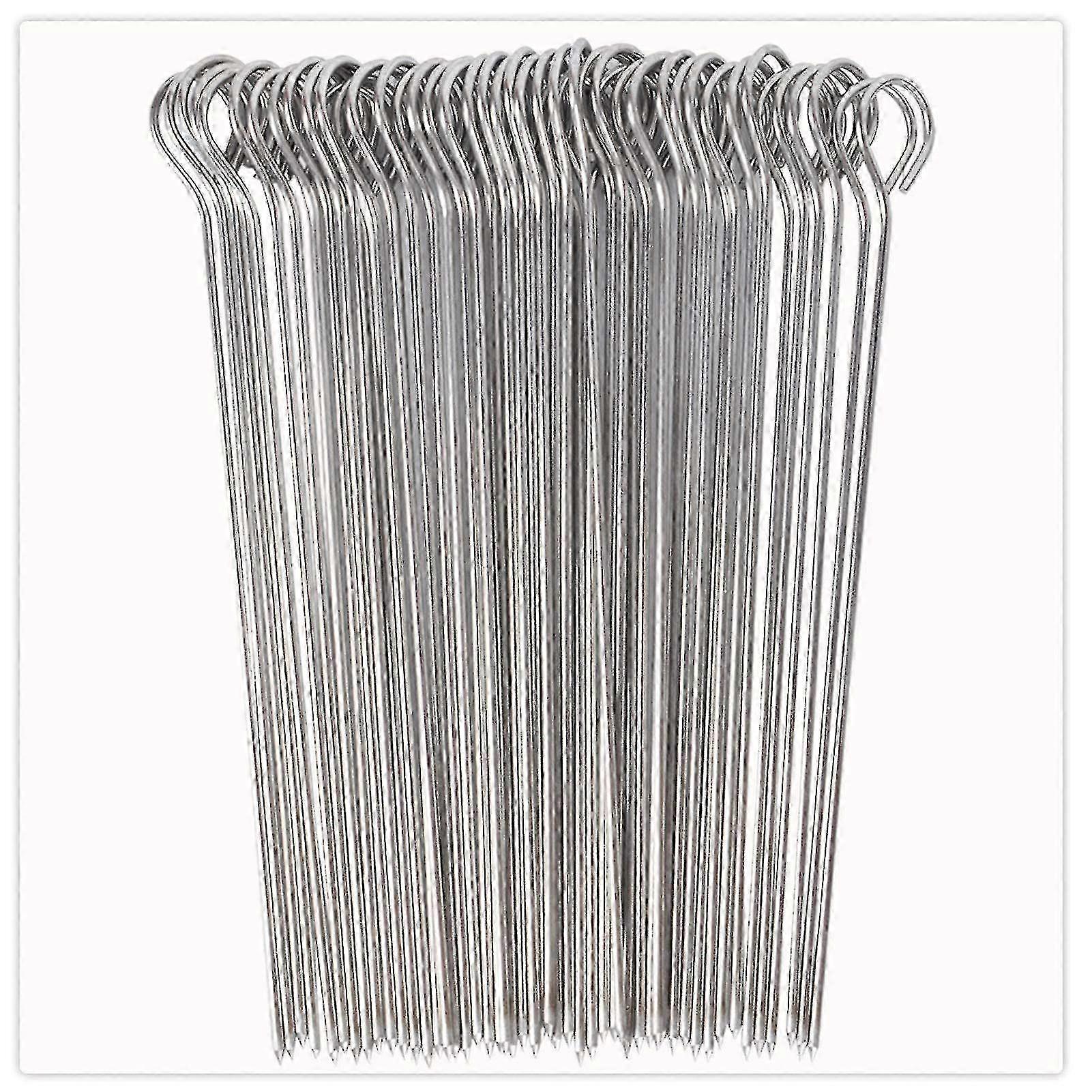 أسياخ كباب 50x ، أسياخ للشواء ، أصابع كباب معدنية ، ستانلس ستيل ، 20 سم ، للكباب ، شواء f74