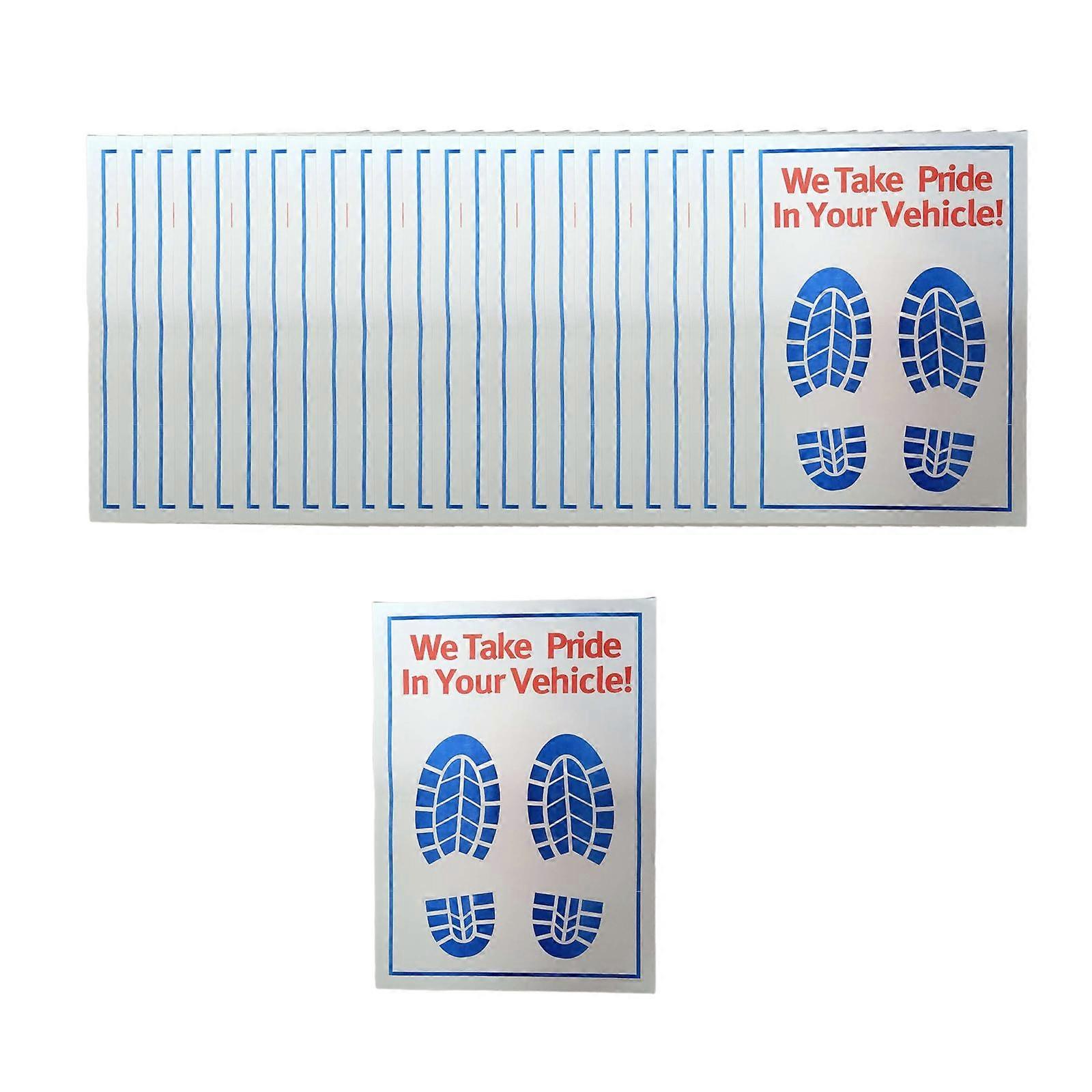 Disposable Car Mat Paper Floor Mat Protector Practical Utility Folding Floor