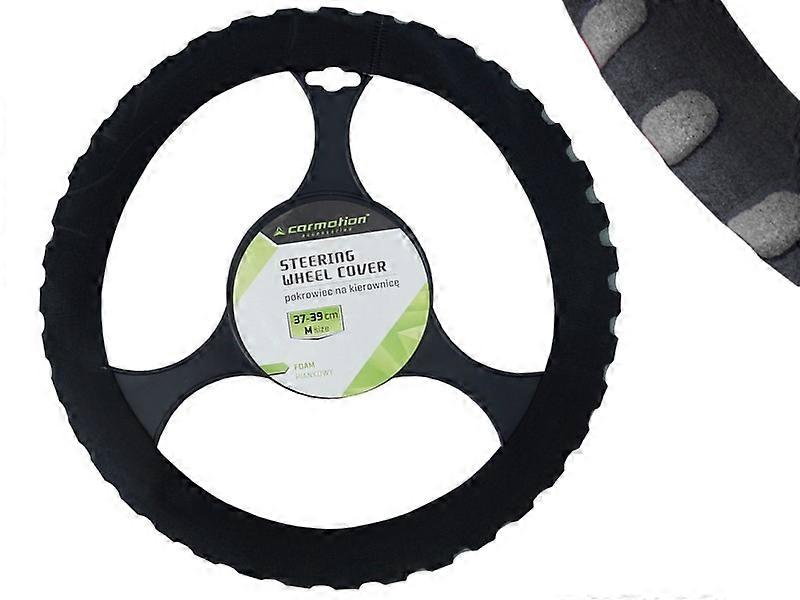 Funda de manillar de espuma 37-39 cm "M", negro/gris