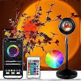Sunset Lamp Projector, Sunset Lamp for Bedroom with APP and Remote Control, 16