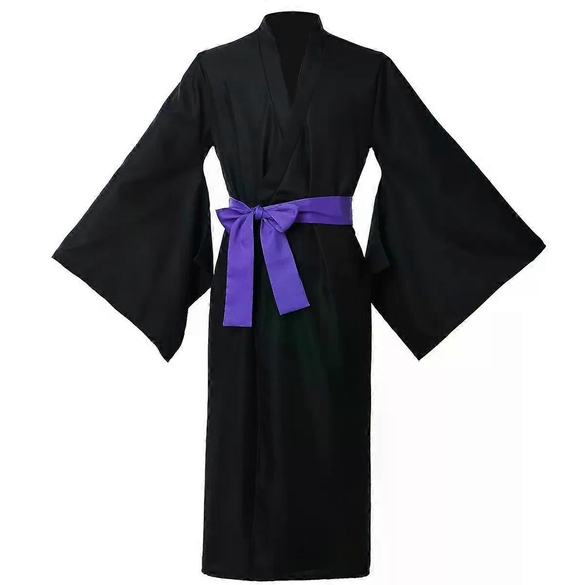 Lang Kimono Kåbe til Mænd Kvinder Traditionelle Japanske Kostumer Yukata Hjemmetøj Pyjamas Nagajuban Undertøj Åndbart