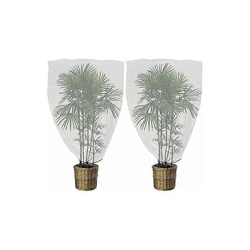 شبكة شجرة الفاكهة ، شبكة حماية الحشرات ، 2 عبوة معاوضة وقاية النبات برباط ، شبكة حديقة (1 × 1.5 م / حجم الشبكة 0.8 مم)