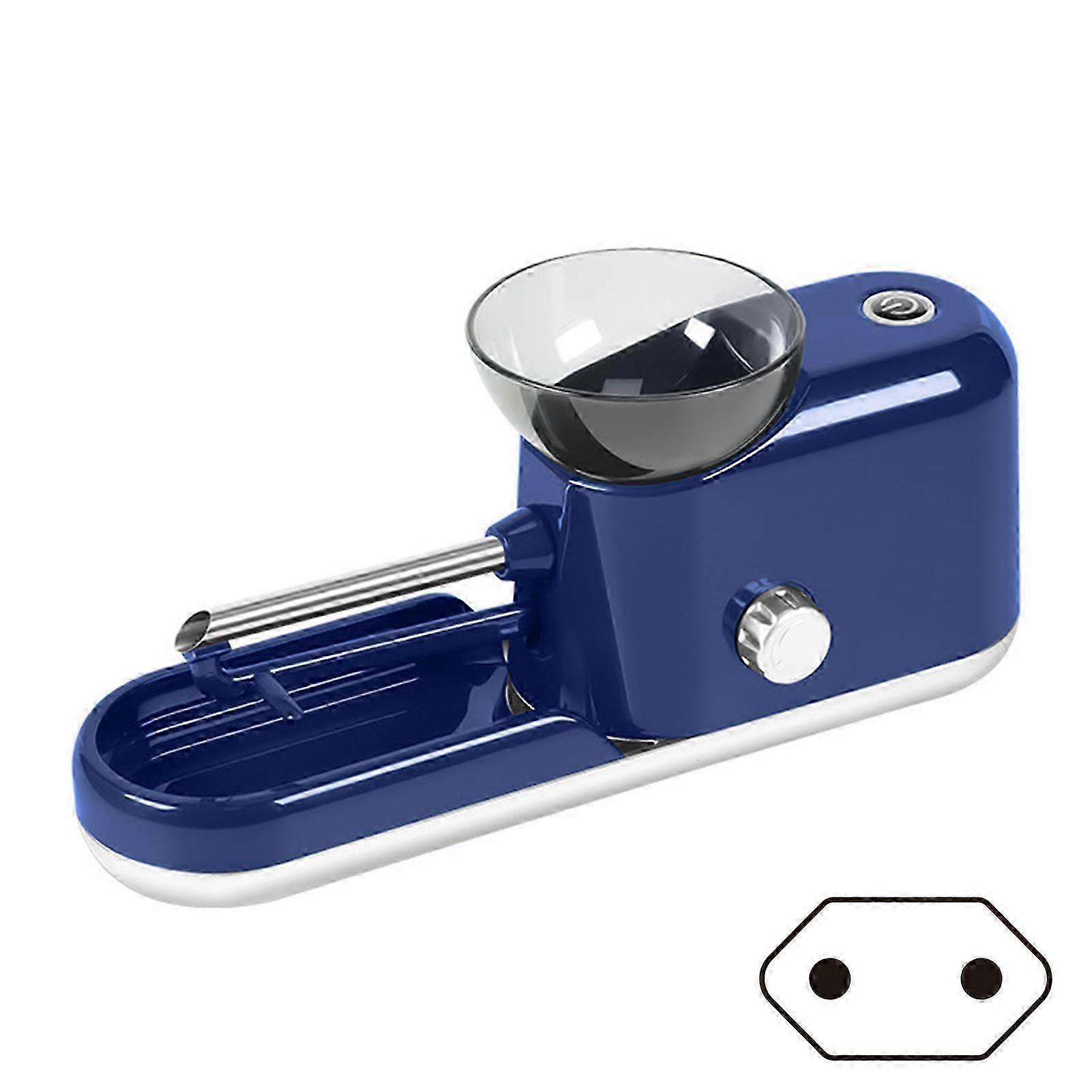 Portable Electric Cigarette-roller Effortless Auto Cigarette-making Device Mini Cigarette-puller For Home EU plug Blue