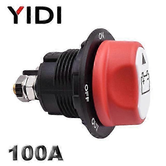 50A 100A 200A 300A Car Battery Disconnect Cut Off Kill Switch Rotary 12V 24V DC Power Isolator Auto Motorcycle Boat Accessories