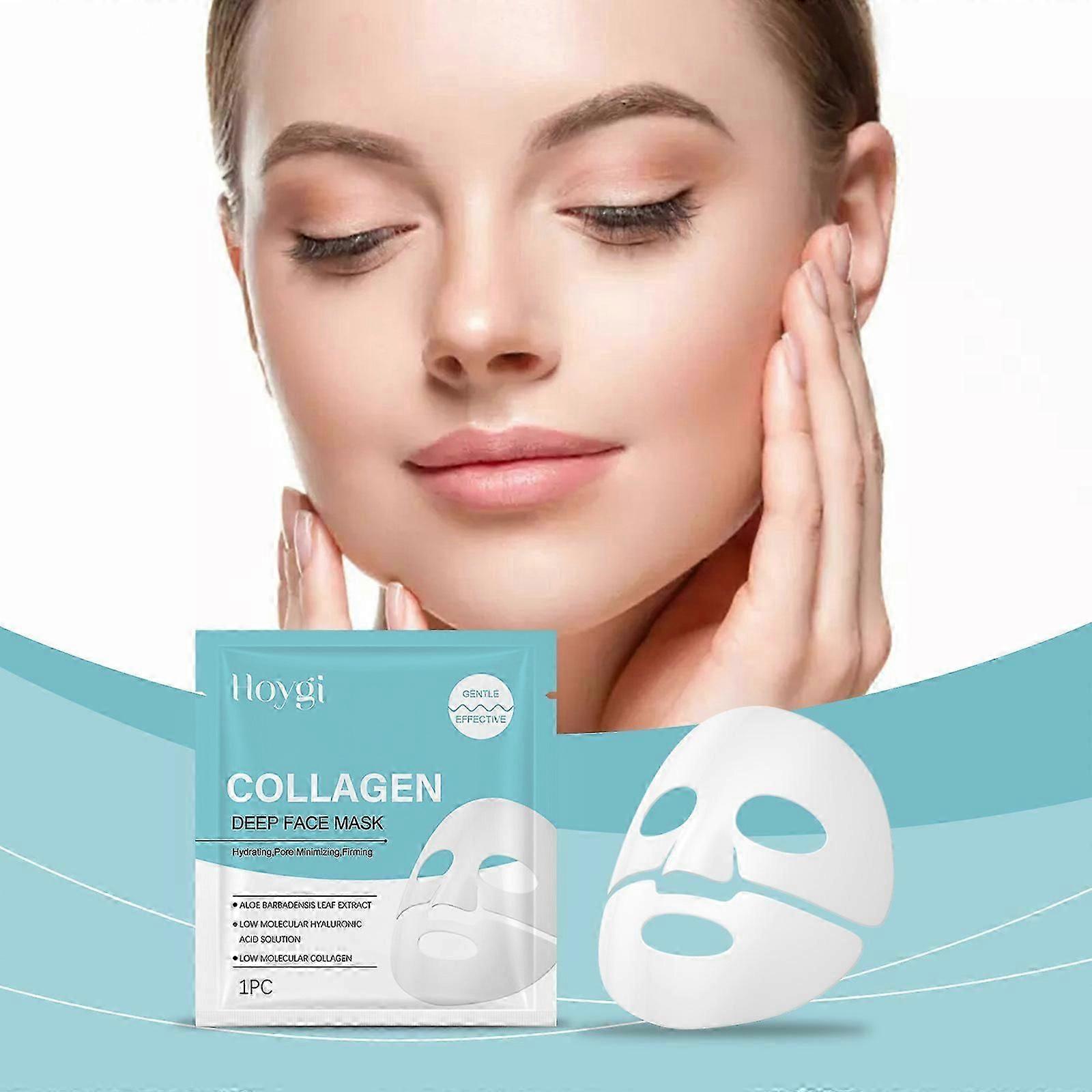 Deep Collagen Overnight Mask, Collagen Real Deep Mask with Low Molecular Weight Collagen for Lifting, Stretching, Firming and Moisturizing
