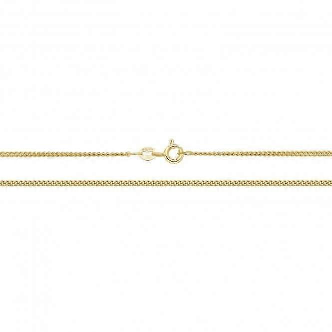 9CT Yellow Gold Close Curb Chain CH162
