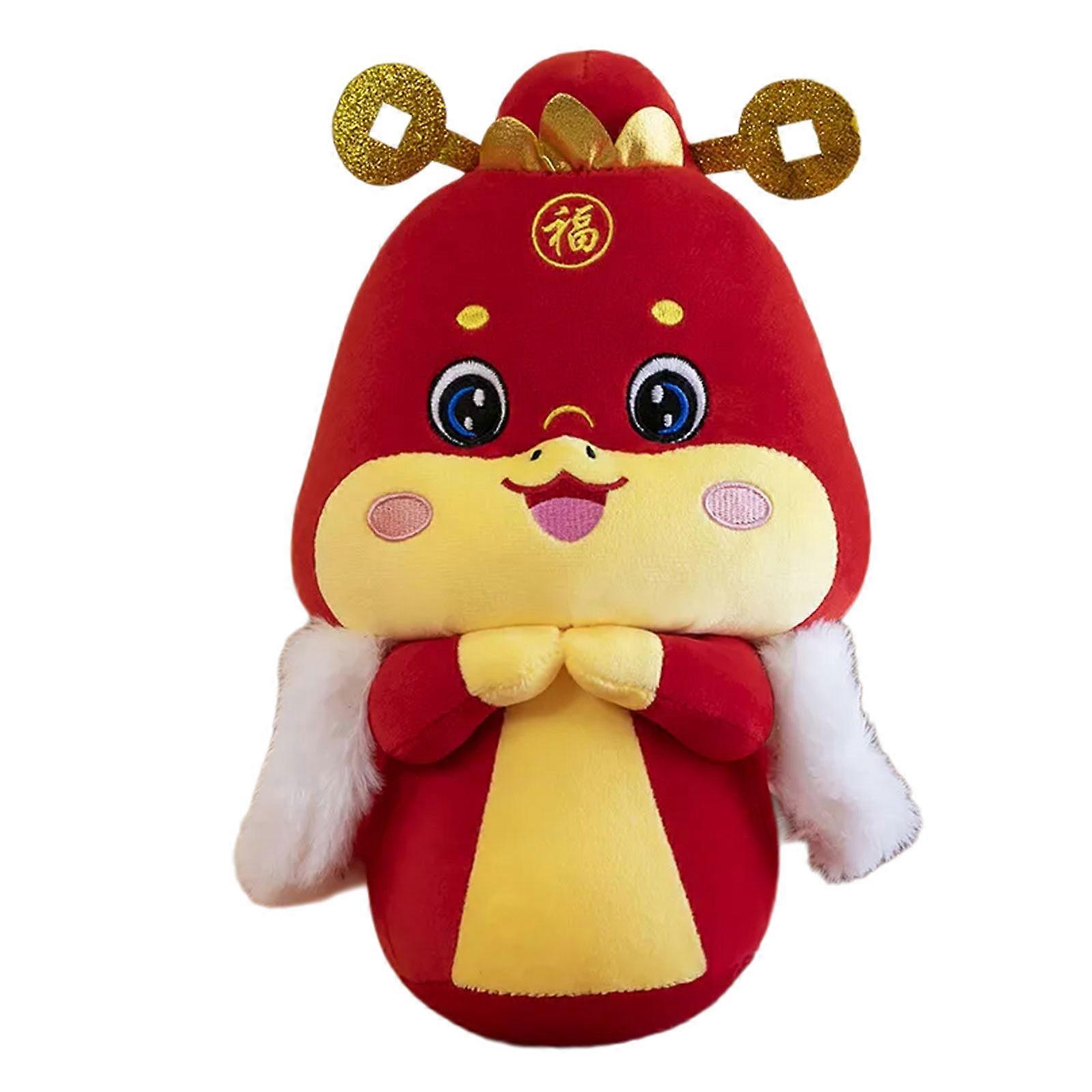 Snake Toy Chinese New Year Stuffed Animals for New Year Mascots Game Toy Couch Pillow Stuffed Animals Snake 30cm