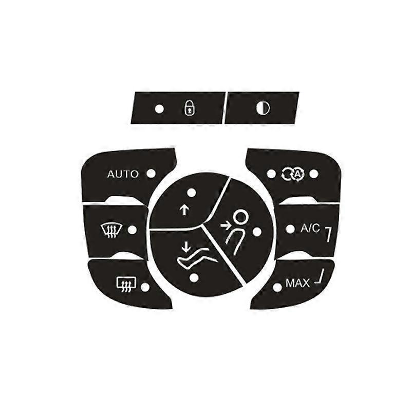 لسيتروين C4L 2014-2018 تكييف الهواء قفل الباب زر إصلاح ملصق