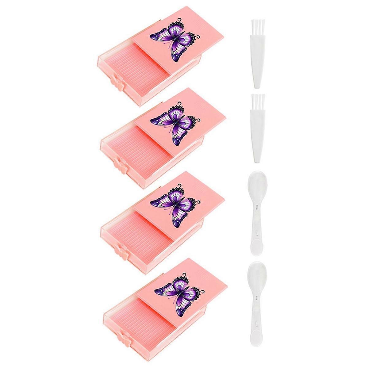 DIY Craft Diamond Tray Painting Stackable Drawer Box E