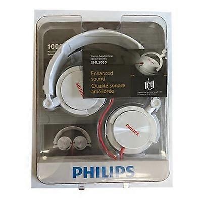 Philips Enhanced Sound Stereo Headphones SHL3050 White