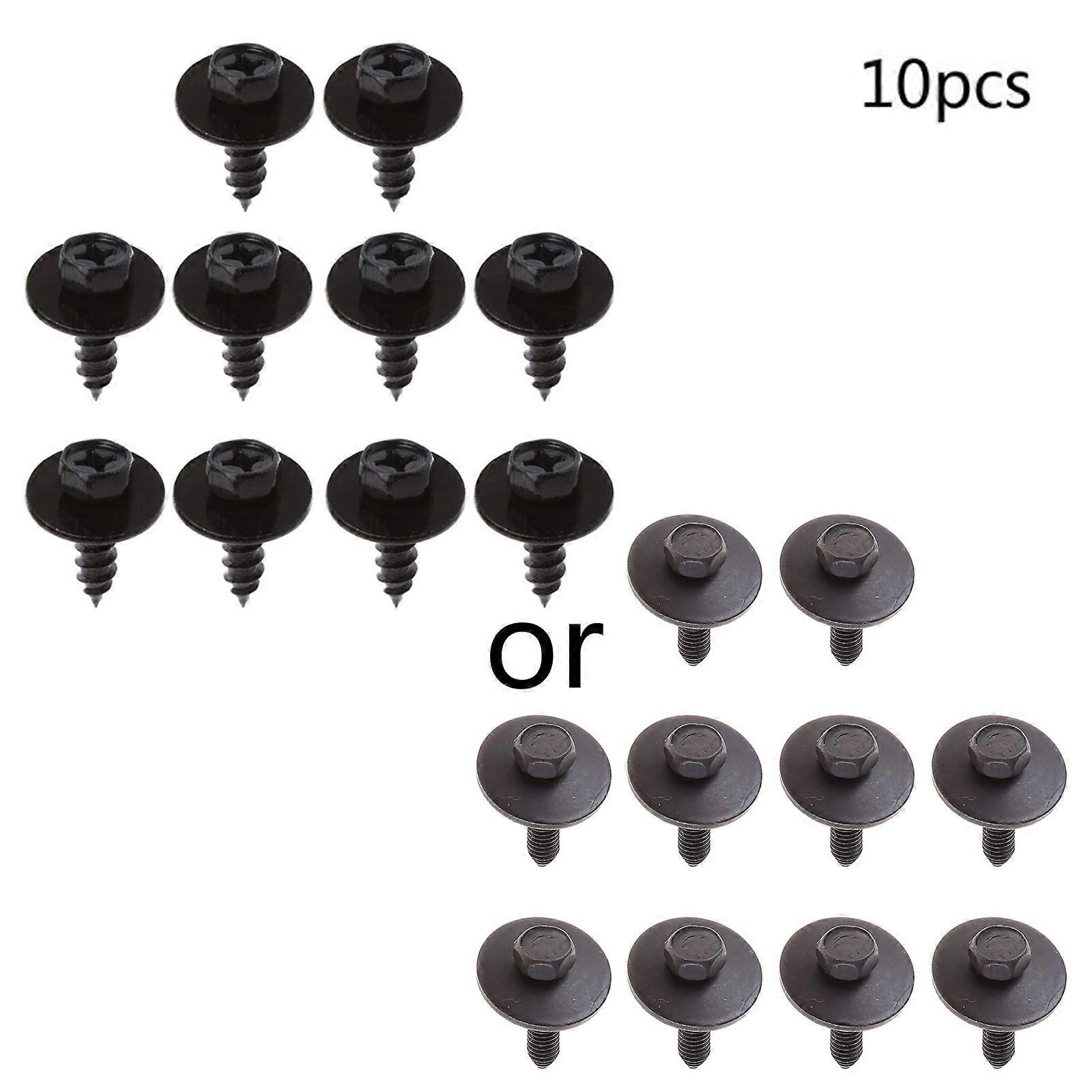 10pcs Car Durable Engine Cover Undertray Splashguard Wheel Arch Torx Self-tapping Screw for Multicolor