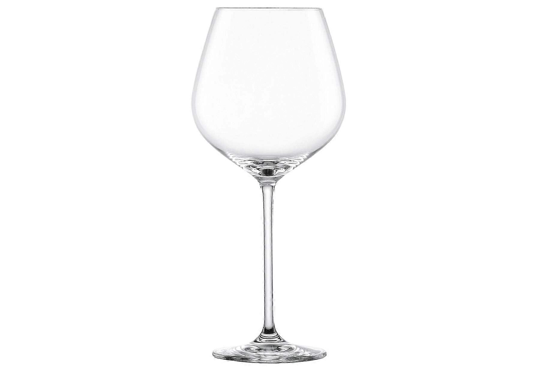 Elegant Glass 4-Piece Red Glassware Dishwasher Safe Set