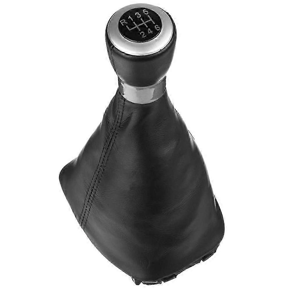6 Speed Manual Gear Shift Knob Gaiter Boot Cover Shifter Lever for Seat 2000-2010 Edition