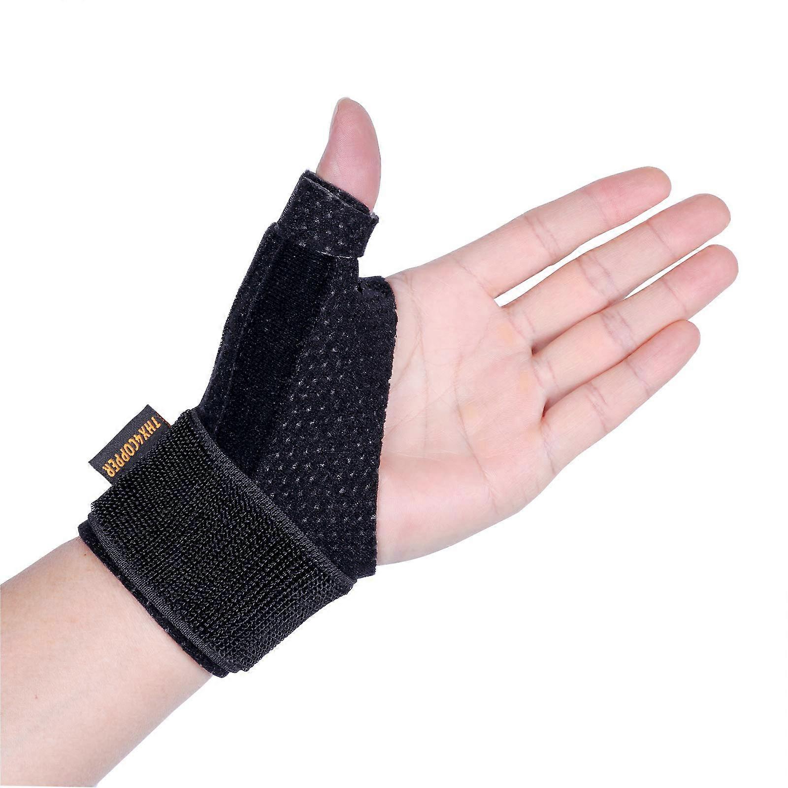 Reversible Thumb Wrist Stabilizer Compression Splint for BlackBerry Thumb, Trigger Finger, Hand Pain Relief
