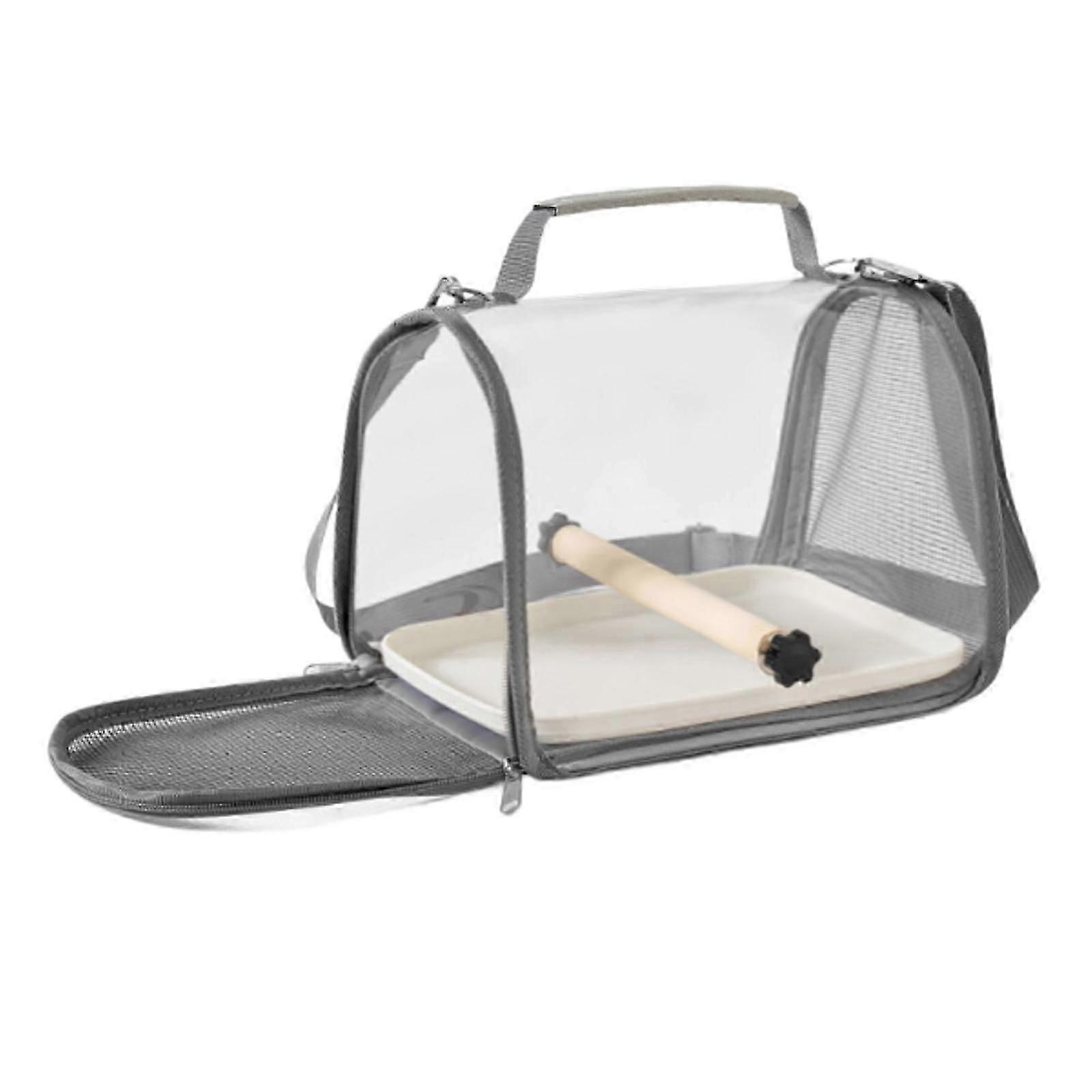 Bird Carrier Bag Easy Cleaning Pet Travel Cage for Shopping Vet Visit Hiking