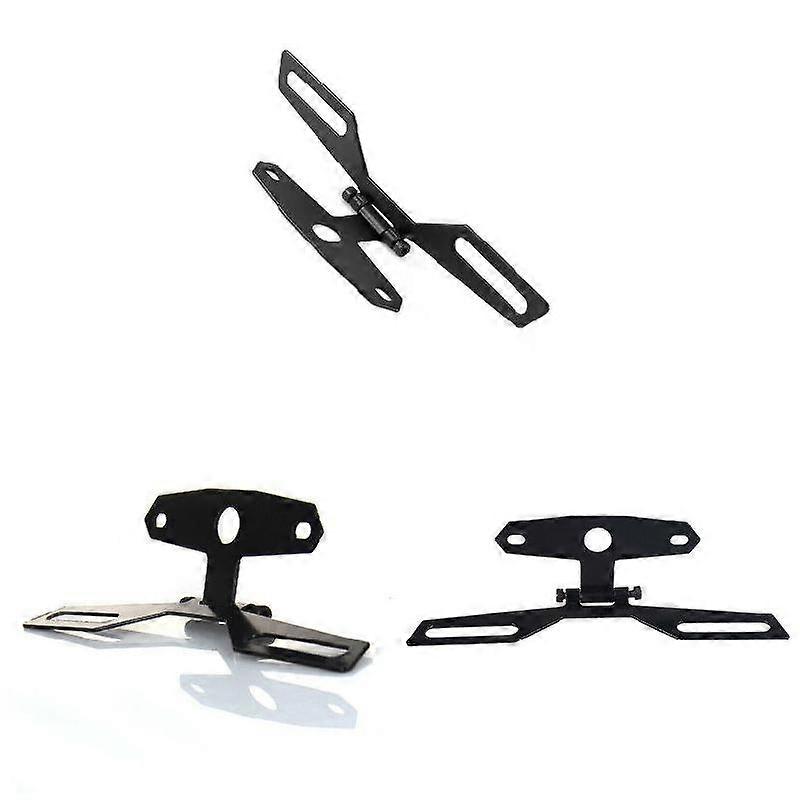 Motorcycle Flip Up License Plate Eliminator Bracket Adjustable Tail Light Holder