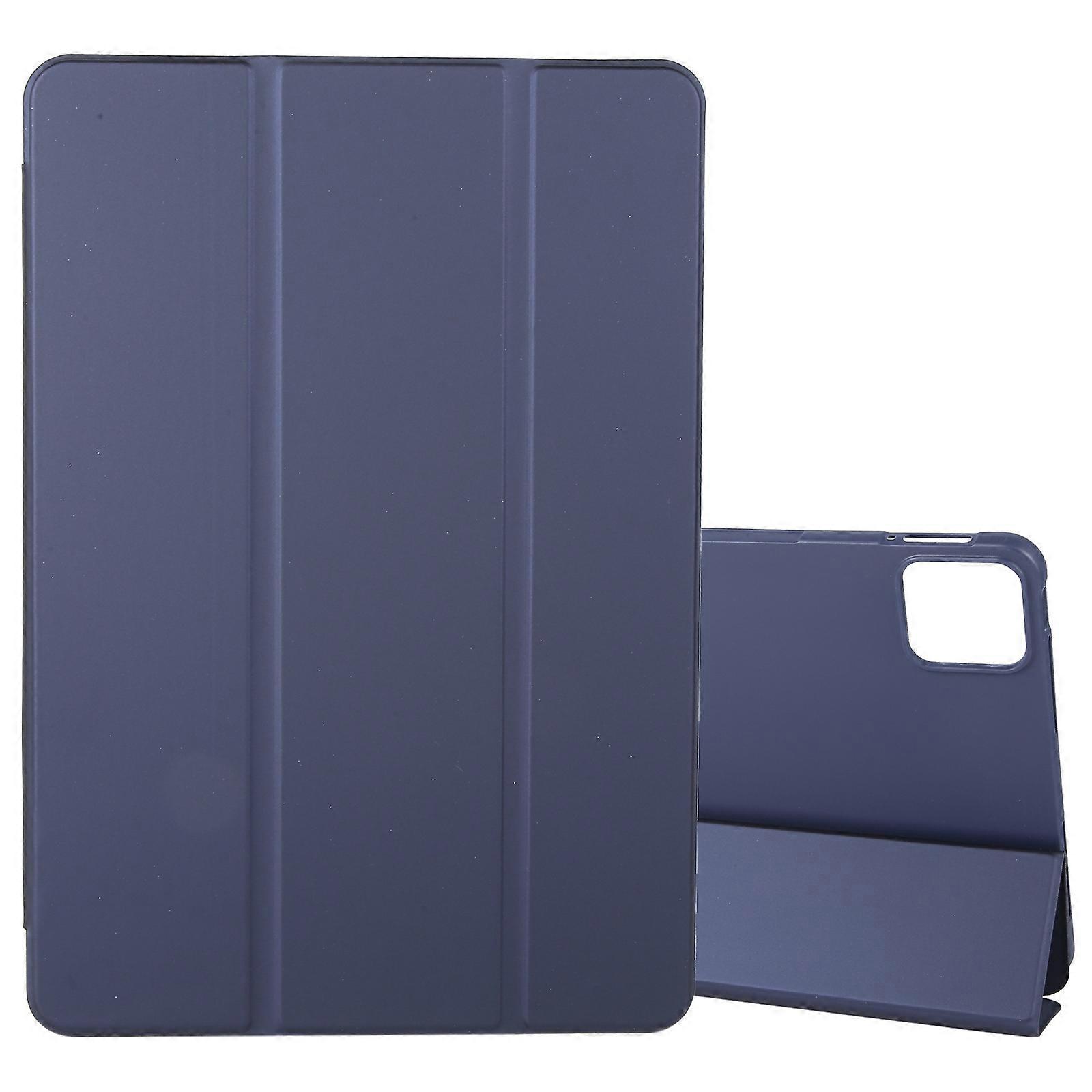 Tri-fold Silicone Leather Tablet Case