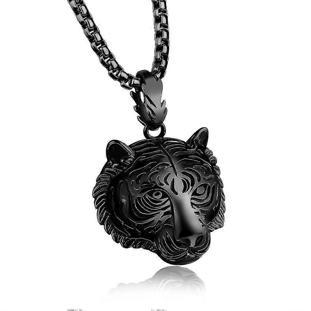 Tkl الاستبداد النمر رئيس الفولاذ المقاوم للصدأ قلادة