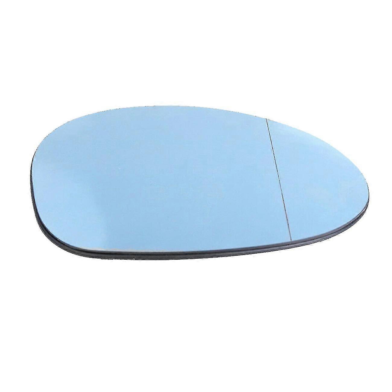 Right Side Blue Wing Door Mirror Rearview Mirror Glass Heated For- 1 3 Series E81 E87 E82 E46 E90 E