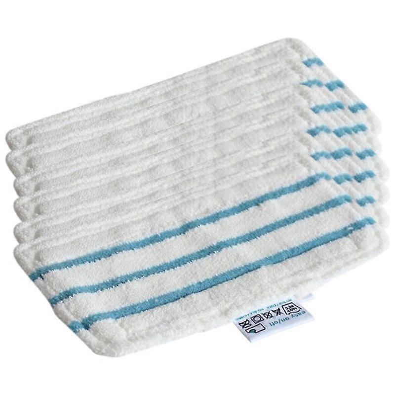 6Pcs Mop Pads for Black & Steam Mop FSM1610 FSM1630 Washable and Reusable Replacement Mopping Cloth