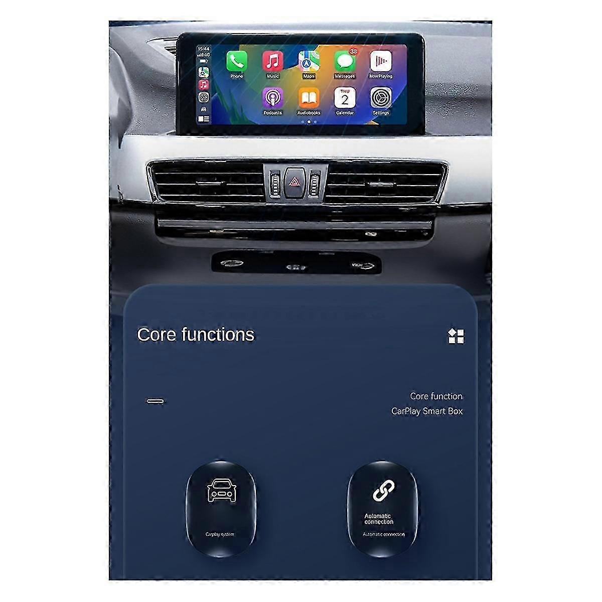 תיבת CarPlay אנדרואיד אלחוטי אוטומטי ממיר CarPlay רכב אנדרואיד Smart Box מתאם לרכב Adap אלחוטי