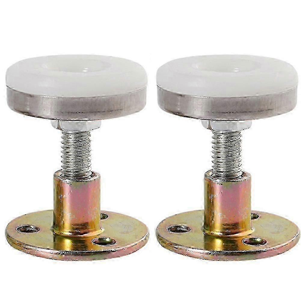 2pcs Adjustable Threaded Anti-shake Bed Frame Telescopic Room Wall Support Tool