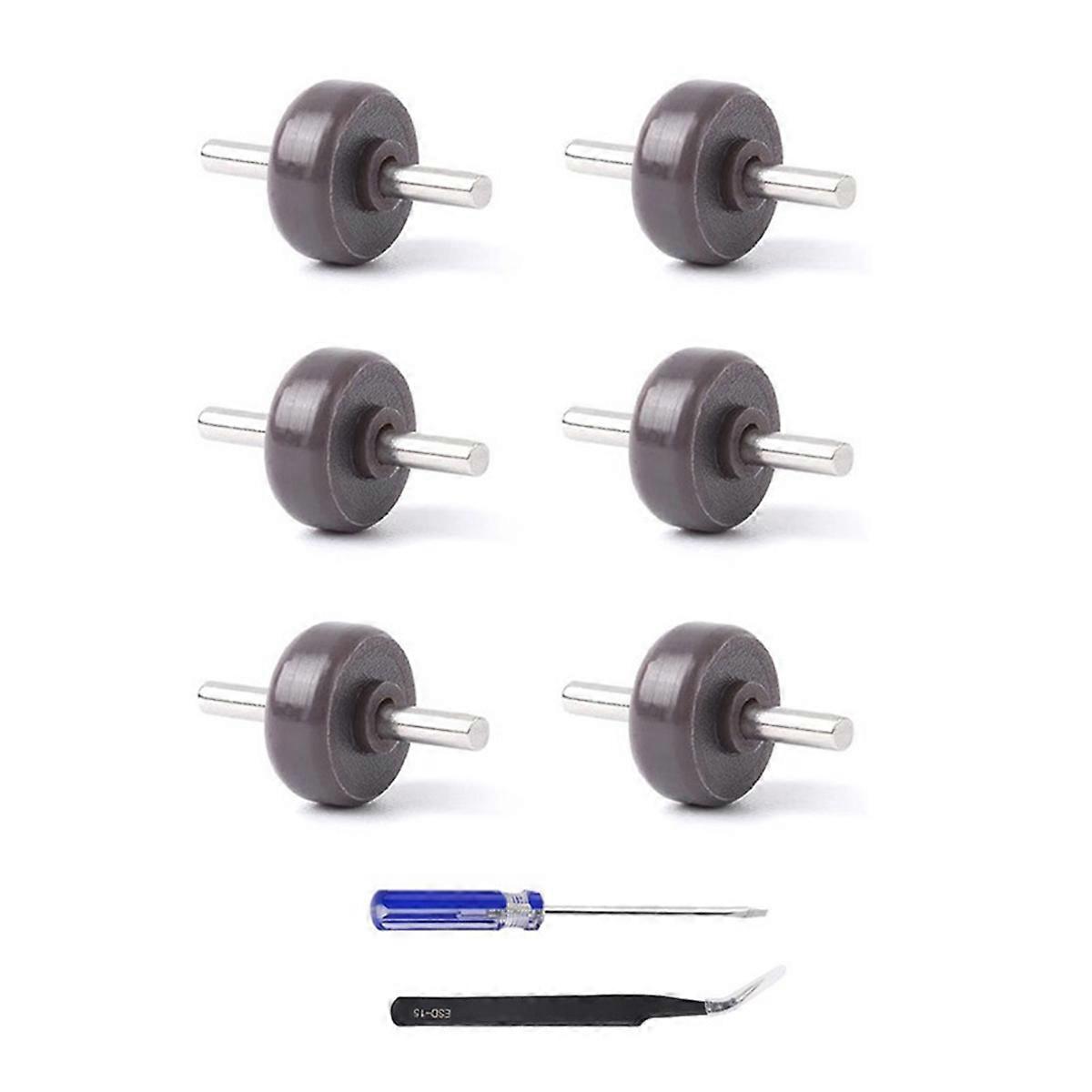 Widened Rollers and Axles Wheels Direct Drive Head for V6 V7 V8 V10 V11 Series Vacuum Cleaner Wheels
