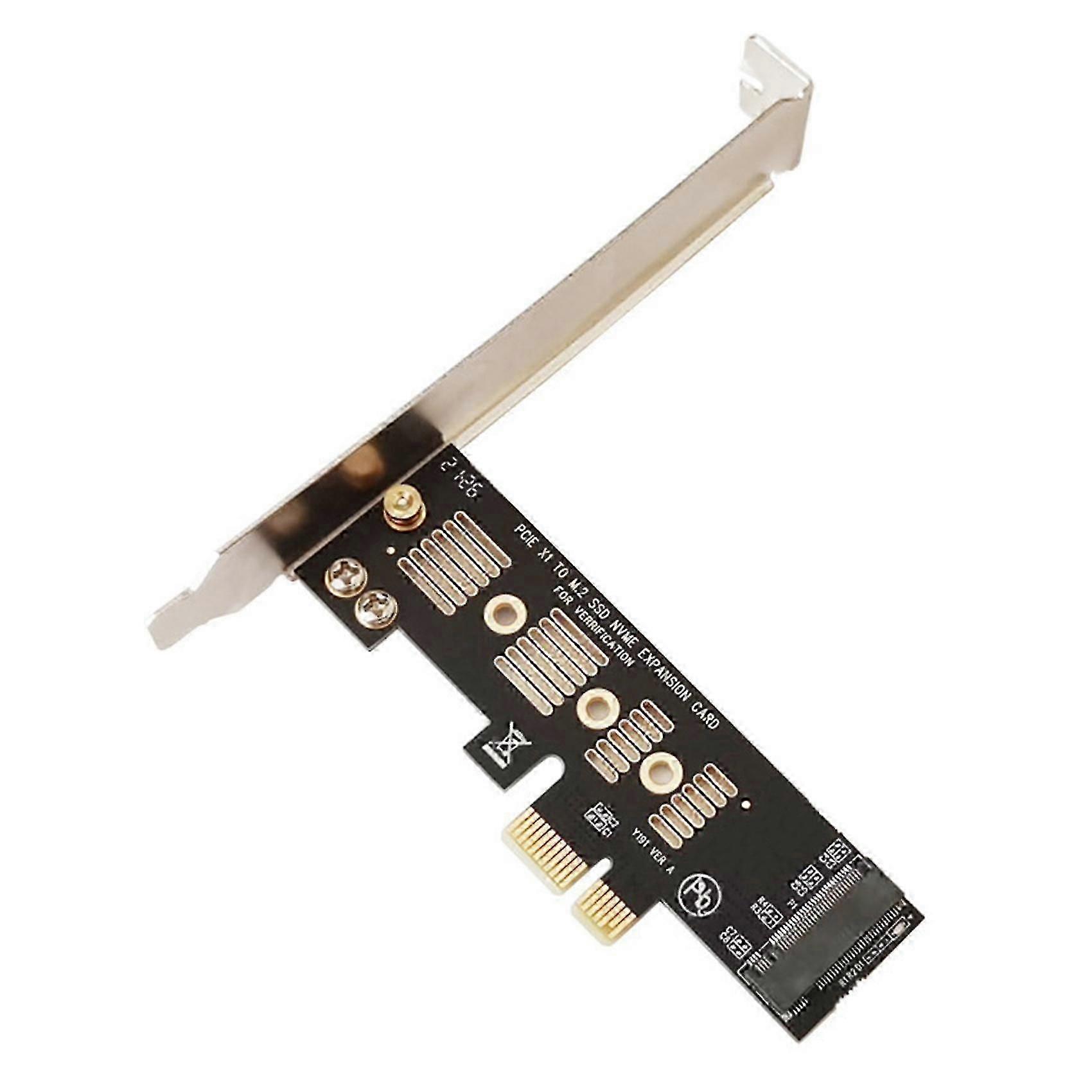 M.2 NVMe SSD to PCIe X1 Adapter Card Converter for M Key Interface Solid State Drive Expansion with Heat Sink Design