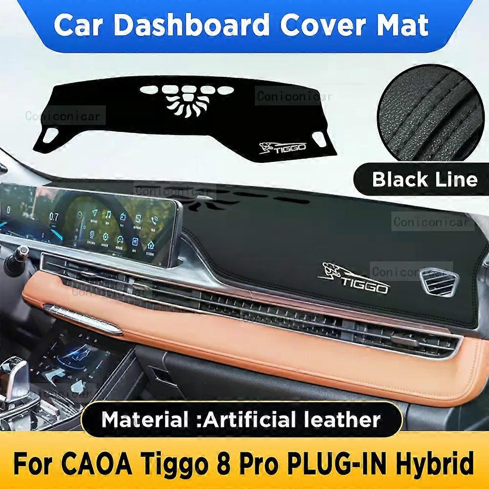 Apply For COAO Chery Tiggo 8 PRO PLUG-IN Hybrid 2023 2024 Car Dashboard Cover Mat Dash Board Sun Shade Pad Artificial Leather