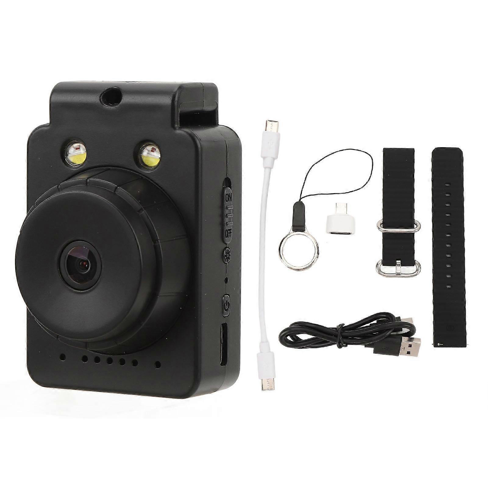 2K Wearable Action Camera with Long Battery Life and Instant Data Access - Ideal for Pets