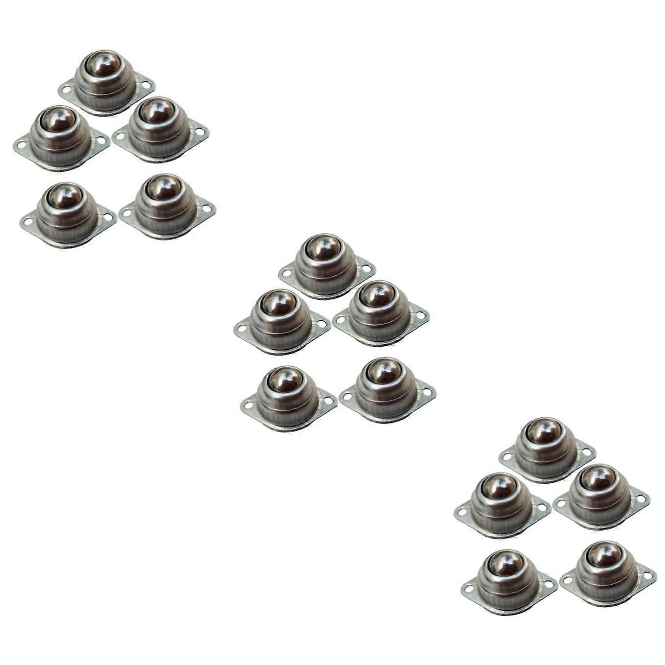 3sets 360° Smooth Rotation Robot Wheel Caster Universal Ball for 5pcs3