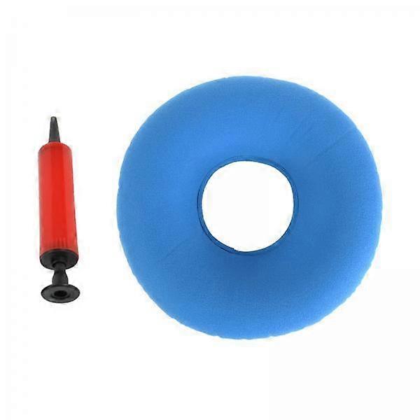 5xInflatable Donut Cushion Seat Pad 15'' for Postpartum Light Blue