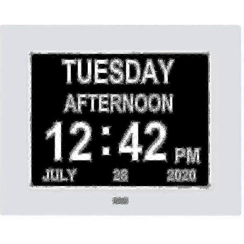 Digital Dementia Clock Clock Day Clock Display Clear Unabbreviated And