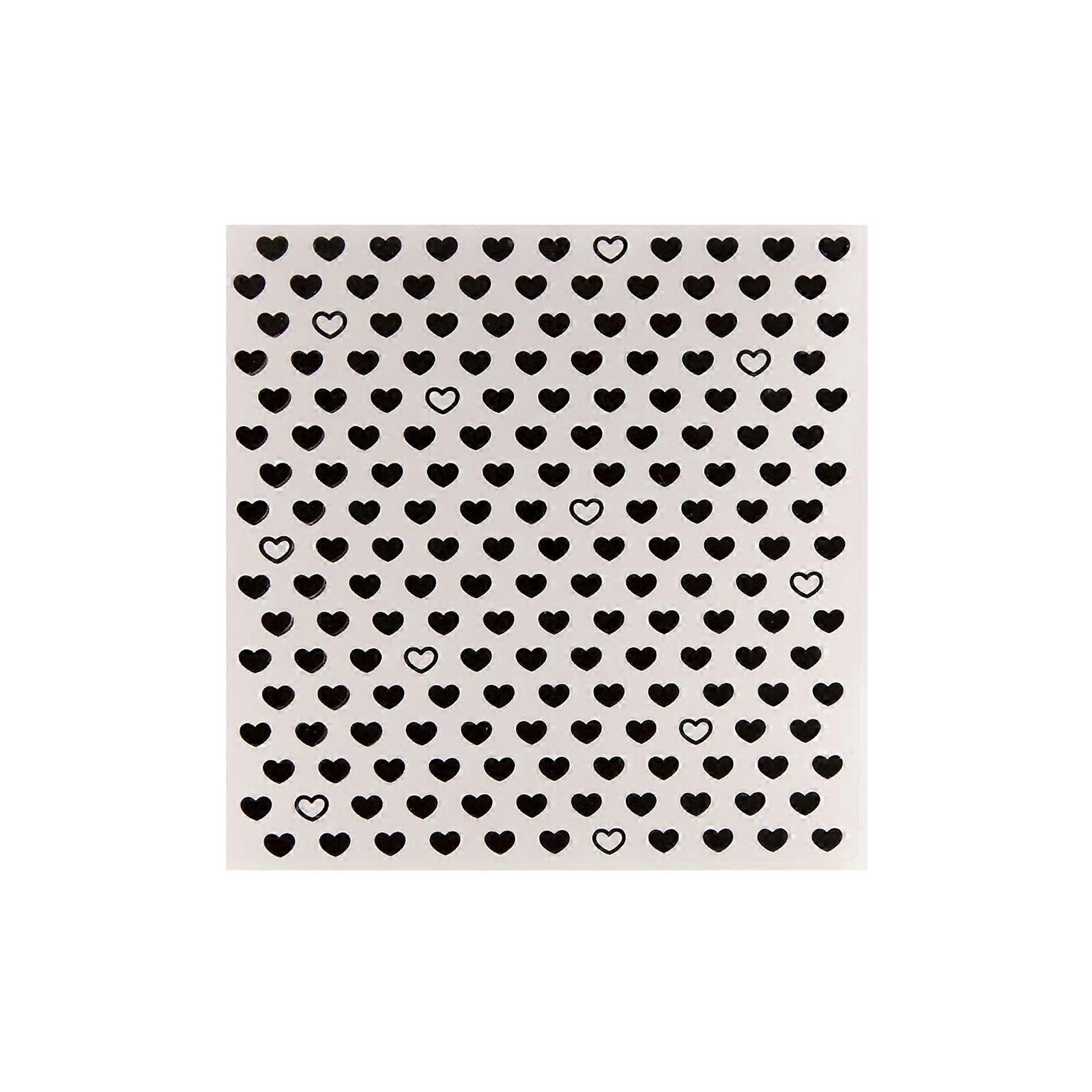 DIY Plastic Embossed Plate Heart Embossing Template Folders for Birthday Card Making DIY Scrapbooking Stencil Paper