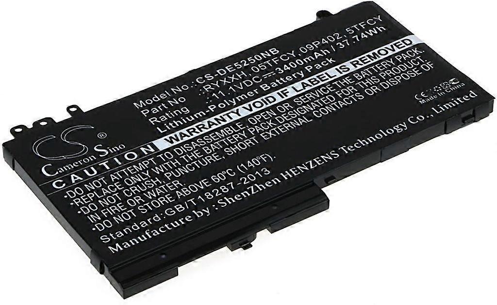 Battery for Dell Latitude 12 5000 and others