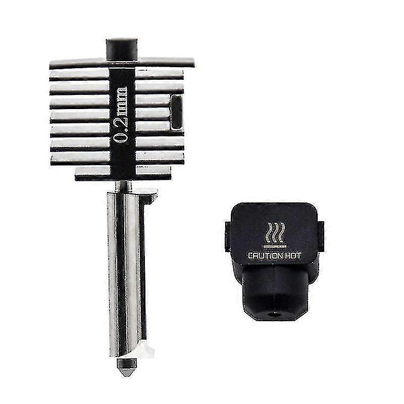Hardened Steel Nozzle Kit for Bambu Lab A1 Mini Hotend - 0.2mm