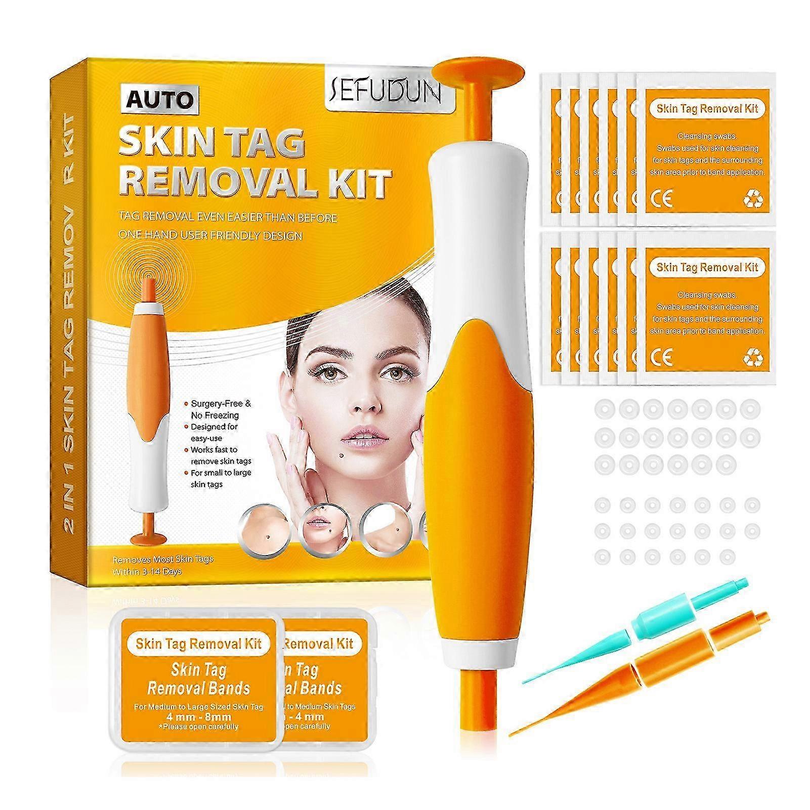 Skin-Tag Remover Doppelkopf Stift Set, Mehrzweck 2 in 1 Design, schnell effektiv tragbar praktisch 2-9mm