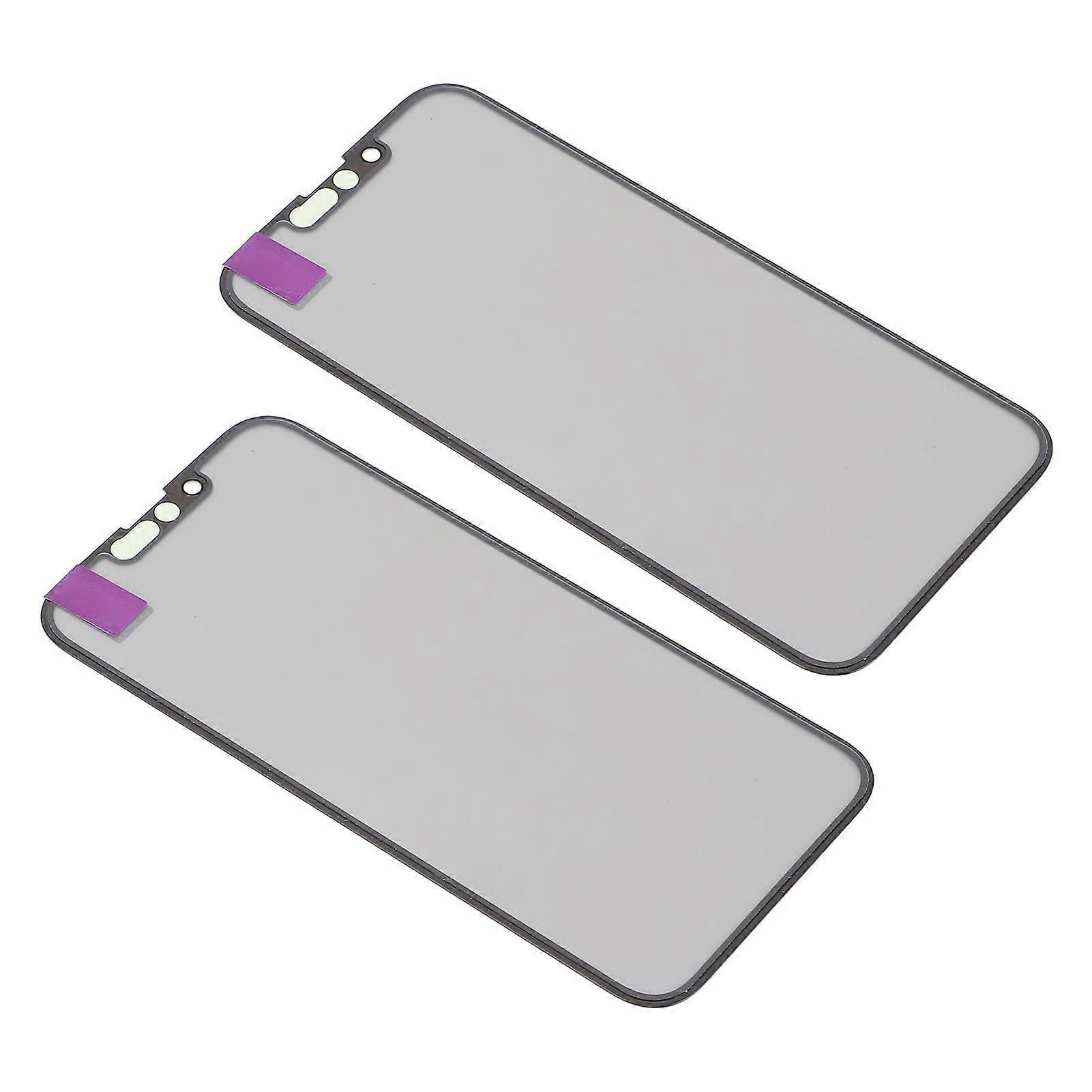 2pcs Phone Front Outer Glass Screen Replacement Repair Kit for IOS 14 with OCA Adhesive 