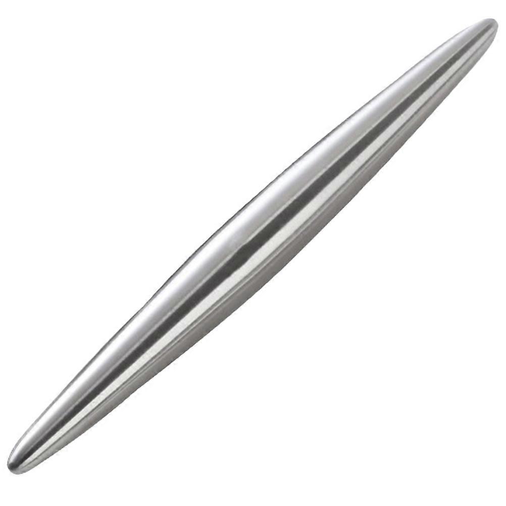 It sounds like you're describing a product listing or description for a **stainless steel rolling pin**. If you're looking to refine or enhance the
