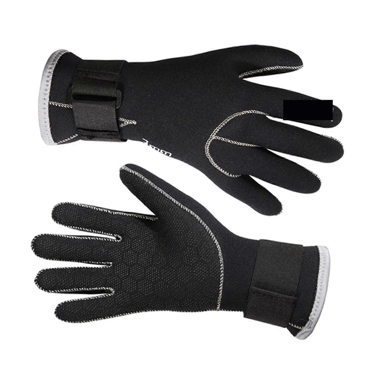Neoprene gloves, 3 mm diving gloves for swimming keeping warm brand blue XL