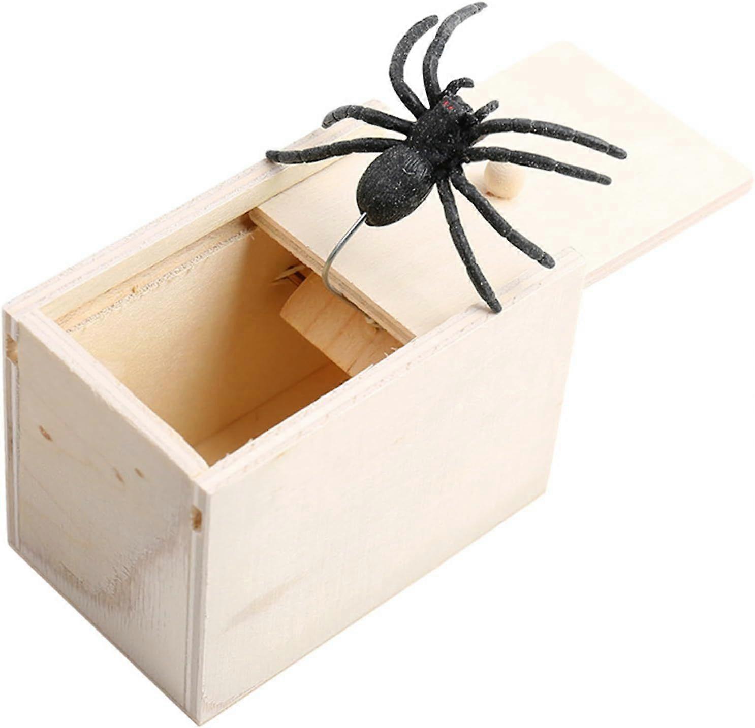 Spider Prank Box for Kids and Adults - Hilarious Spider Scare Toy, Ideal for Practical Jokes and Fun Reactions, Surprise Box for Laughs