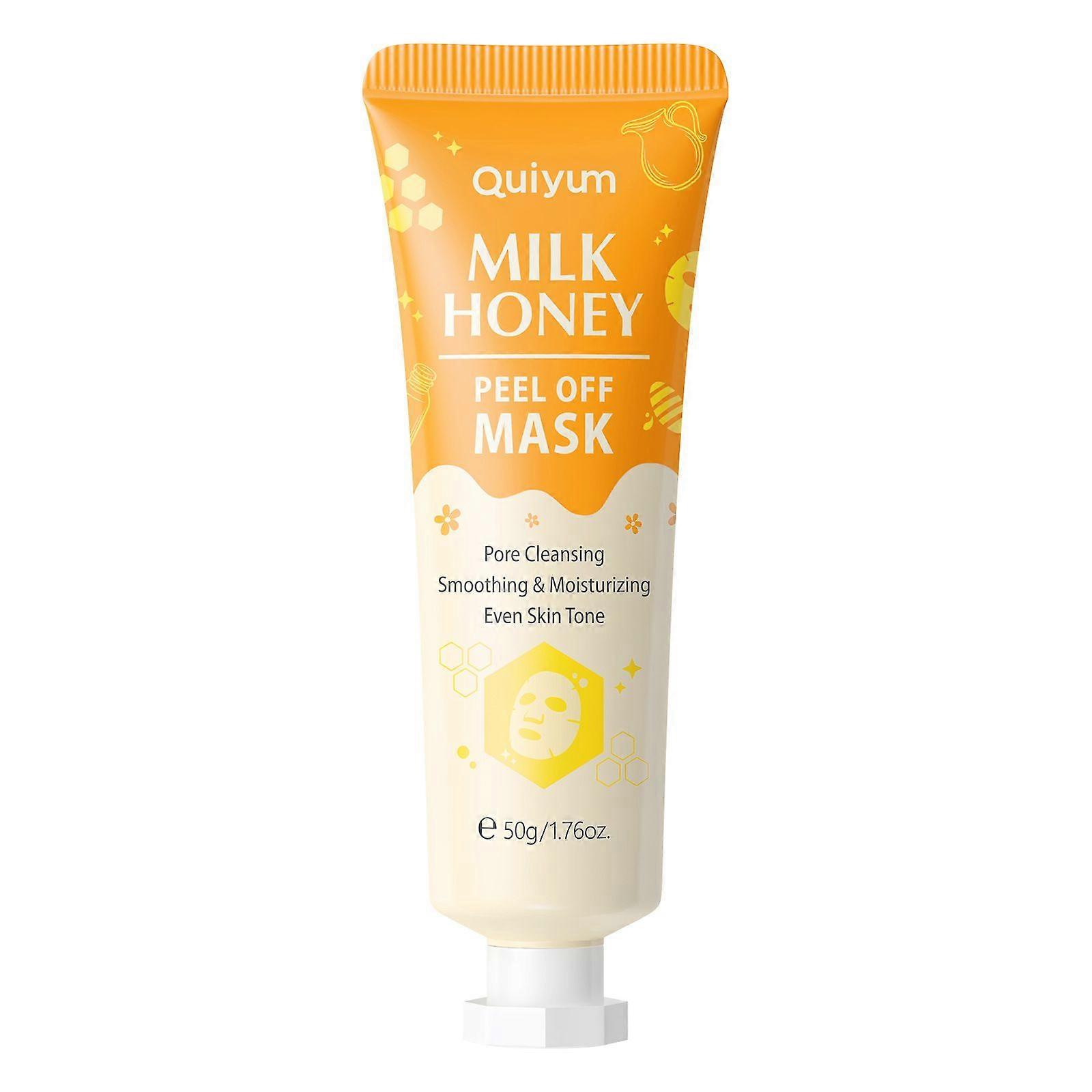 Honey Tearing Mask, Peel off Mask with Natural Propolis, Skin Clean Pores Shrink, Hydrating and Moisturizing, Reduces Fine Lines & Wrinkles