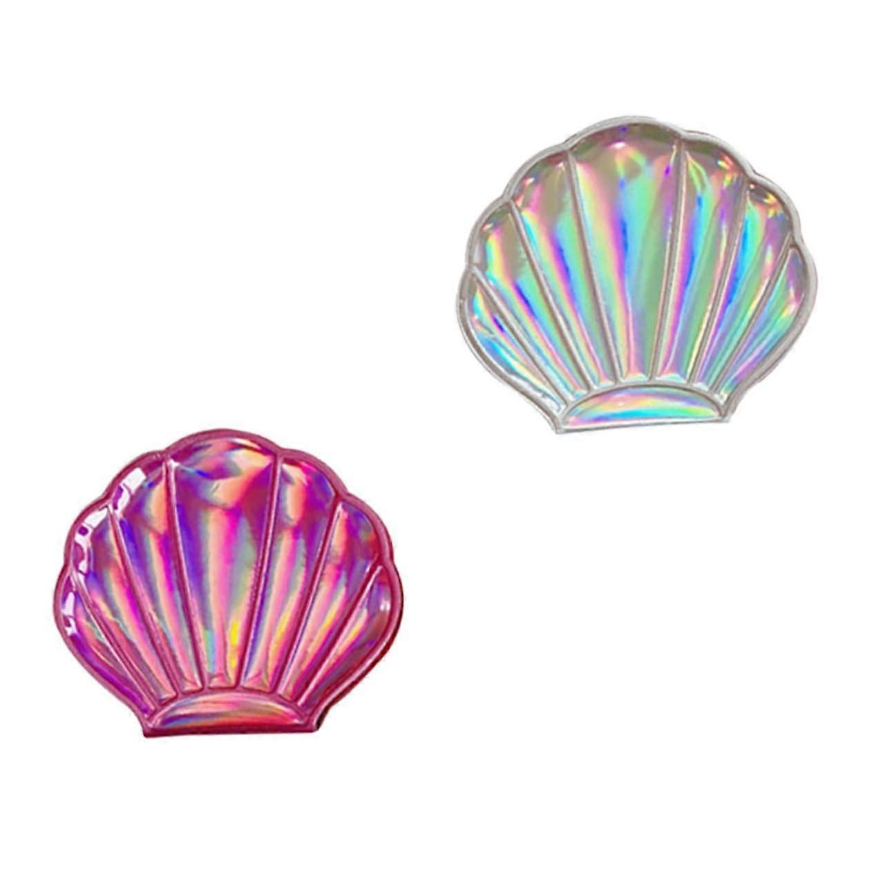 Compact Mirror Cosmetic Mirror Double Sided Mirror Shell Makeup Mirror Small and Delicate