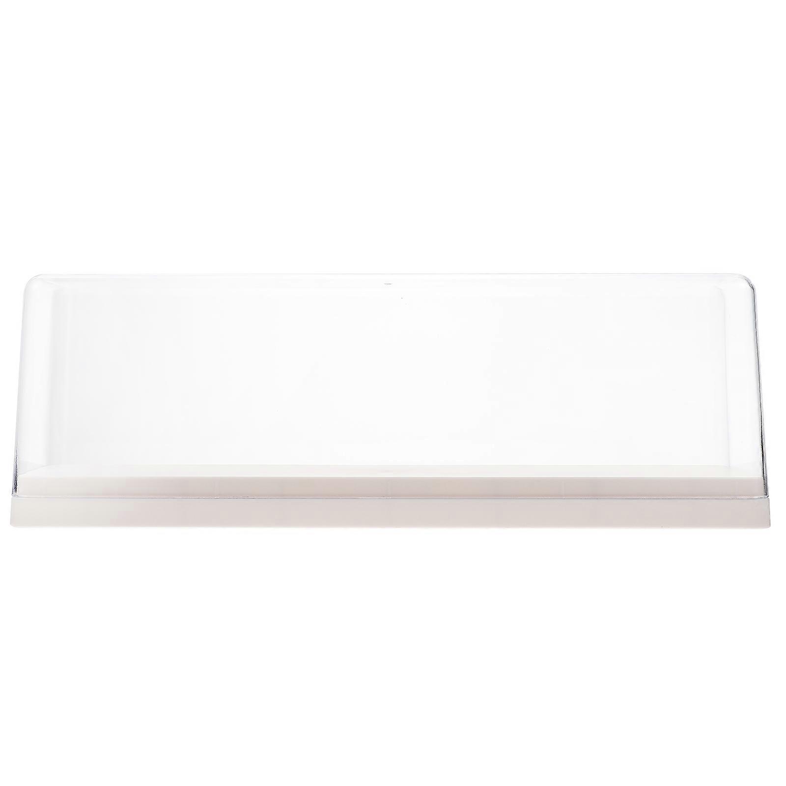 Transparent Cartoon Doll Display Case   Stackable Dustproof Exhibition Box for Collectibles & Model Figures Storage